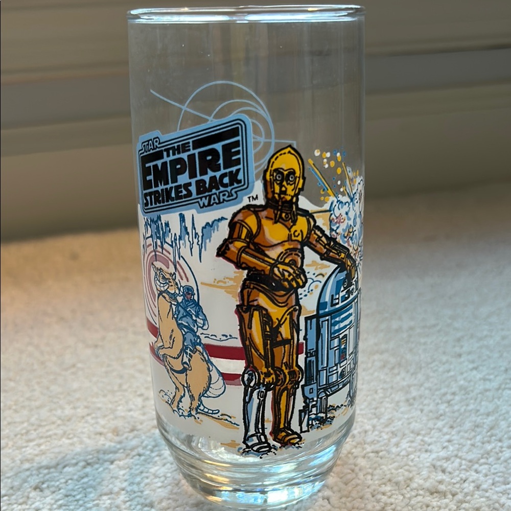 Star Wars: The Empire Strikes Back R2-D2 and C-3PO glass